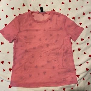 Forever 21 Hot Pink Mesh Top